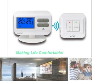 Wholesale Riseem Electronic RF Non - Programmable Floor Heating Thermostat With 2*AAA Size Battery from china suppliers