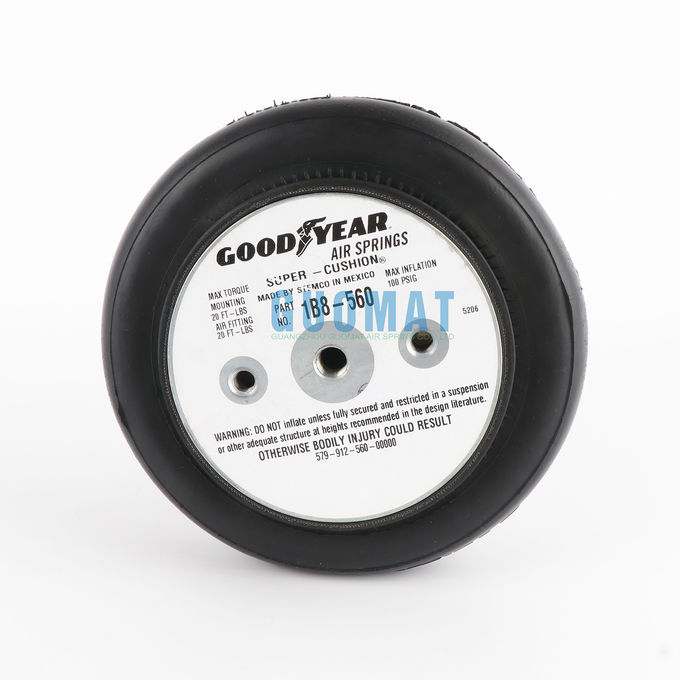 1B8-560 Goodyear Air Spring 579913532 FS 120-12 CI 1/4 NPT Contitech Single Air Bellows For Machine Isolation