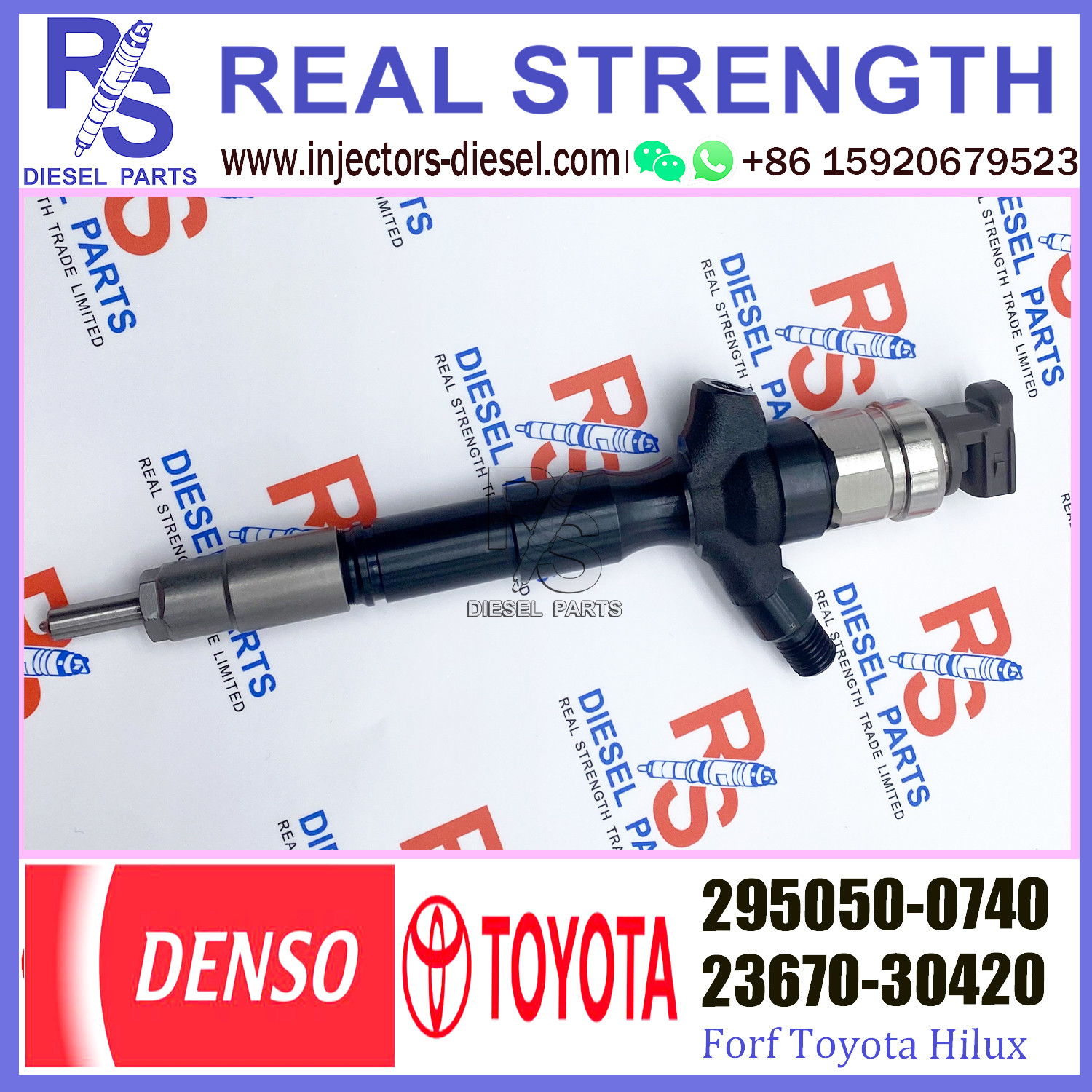 095000-0740,095000-0741,095000-0520 common rail injector for Land Cruiser 23670-30010 23670-39015