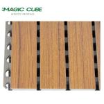 Eco-friendly High Quality Noise Reduction wood grooved acoustic panel For