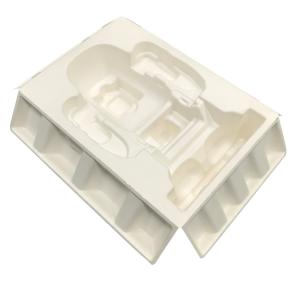 Wholesale Disposable Paper Packaging Biodegradable Molded Pulp Packaging Eco Friendly Molded Pulp Tray from china suppliers