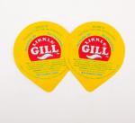 PP Film Aluminium Laminated Paper , Aluminum Foil Lids With PP Heat Seal Lacquer