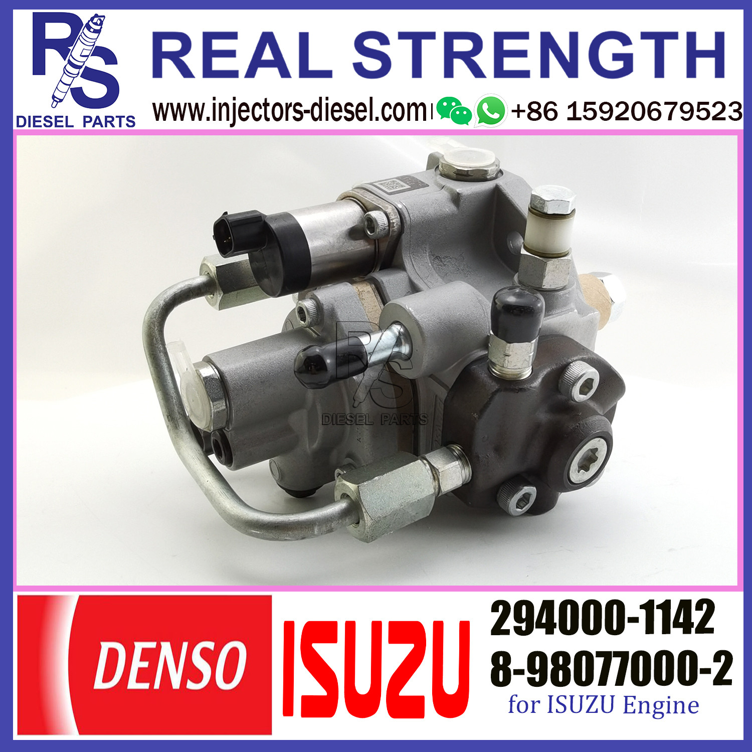Denso Common Rail Fuel Injection Pump 294000-1142 8-98077000-2 for isuzu engine 8-98077000-2
