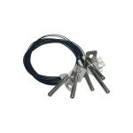 T Shape NTC Temperature Sensor 100K 1% 3950 For Microwave Oven Toaster Oil