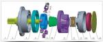Customization Rexroth 03 Hydraulic Radial Motor Parts Stator And Rotor