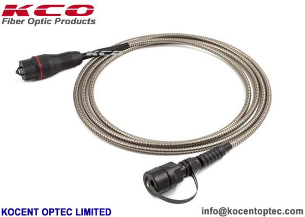 Fullaxs ODVA Anti Rodent Fiber Optic Patch Cord Spiral Armored FTTA Military
