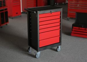 Wholesale Customized Color Heavy Duty Storage Metal Tool Cabinets On Wheels With 7 Drawers from china suppliers