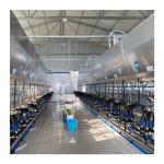 11kw Vacuum 3800L Parallel Parlor Milking Systems 128 Cows Per Hours