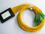 Single Mode SC APC 2*4 PLC Fiber Optic Cable Splitter With SC / APC Connectors
