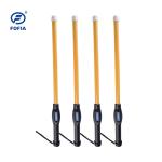 ISO11784/5 FDX-B Animal Stick Cattle Ear Tag Reader 134.2KHZ Yellow Black Color