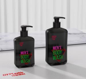 Wholesale OEM 350ml 500ml Black HDPE Plastic Bottle For Personal Care from china suppliers