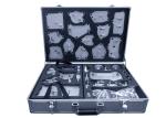 63 Pcs Automotive Adapter Kit For Transmission Flush Machine Sliver Color