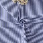 Custom Breathable Single Jersey Knit Fabric , 140g 100 Cotton Striped Fabric