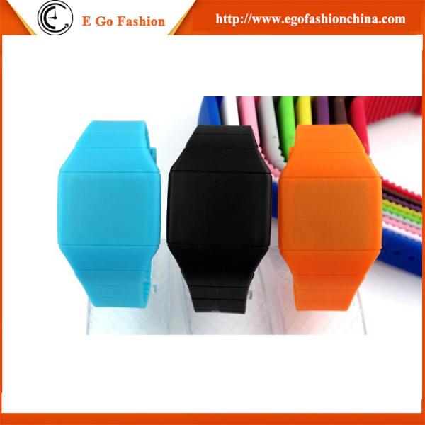 LED Watch Touch Screen LED Light Unisex Watch Customized Logo Candy Sports Watch