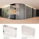 Glass Brick / Block Partition Wall Light Giving Privacy Energy Insulated