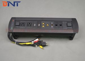 Wholesale Conference Room Tabletop Hidden Electric Rotation Power Socket 30cm Connection Wires from china suppliers