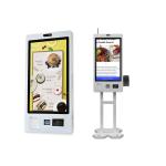 Supermarket 21.5 Touch Screen Ordering Kiosk Checkout Payment Machine