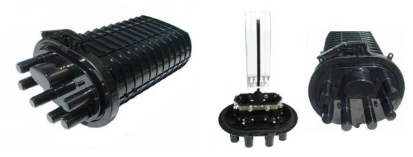 Rubber Ring Sealing Fiber Optic Enclosure Dome Type 288 Cores High Strength
