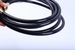 Black Rubber BBQ Grill Hose for Upper Welding Hose Propane Quick Connect Caravan
