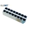 Buy cheap Magnetic RJ45 Connector 2 x 8 Stacked RJ45 Modular Jack Green Yellow LED from wholesalers