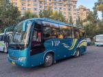 2017 Year 34 Seats Used Higer KLQ6796 Mini Bus LHD Steering Diesel Engine No