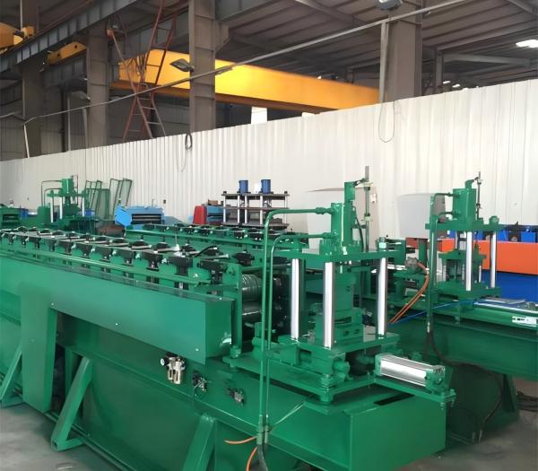 Rack Shelf Roll Forming Machine For Supermarket Storage Rack Upright Shelf Frame
