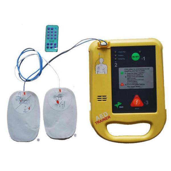 portable AED cardiac defibrillator pads analyzer automatic external defibrillato