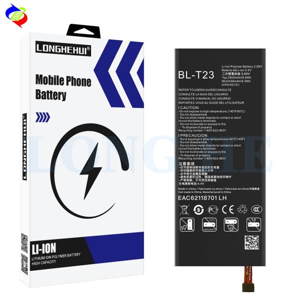 2500mAh Capacity Rechargeable Batteries for LG X-Cam BL-T23 K580 F690 Mobile