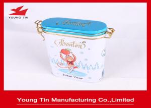 Wholesale Embossed Oval Metal Tea Tins Box from china suppliers