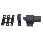 Black Color Flush Bolt Lock Aluminum Alloy Material With Accessories