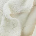 Stitch-Bonded Nonwoven Technics 100% Polyester Knitted Warm Soft White Color