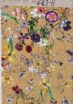 Transfer foil for leather Flower design transfer film for pvc leather G4027 Hot