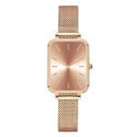 Furnace vacuum plating Square Ladies Analog Watch With Miyota 2035 Movement