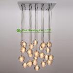 Beautiful Color Crystal Sphere Lamp Led Bulb Lighting Pendant Light