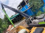 Q355B Q690D High Reach Demolition , 28m Long Reach Arm Boom For Excavators