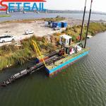 Total Height 1.26meter 6 Inch Cutter Suction Dredging Machine for Reservoir CTN