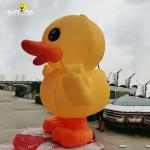 Custom Design Giant Inflatable Yellow Duck Oxford / PVC Inflatable Cartoon