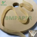 Slitting Small Sizes 30mm 32mm 24gsm 28gsm Brown Kraft Wrapping Paper For Straw
