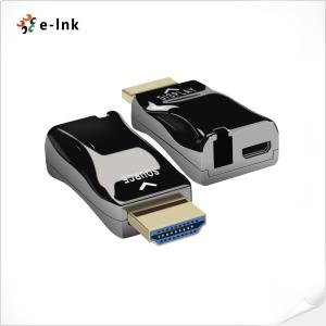 China Mini 4K 30HZ HDMI Over Fiber Extender Single Core / Multimode LC 300 Meters on sale