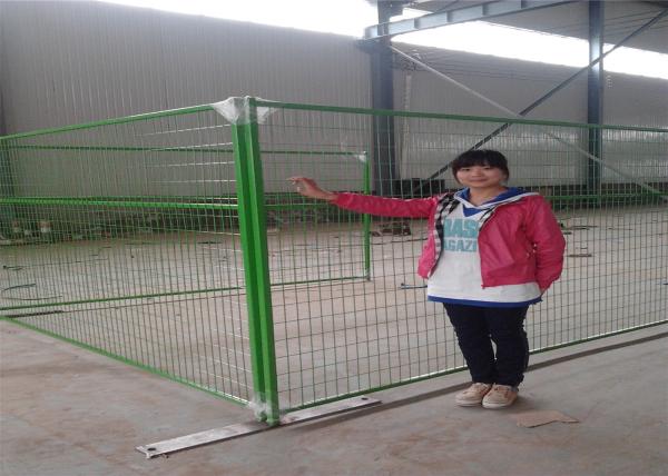powder coated weld wire canada temporary removable fencing panels 8'x9.5' height
