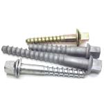 Spiral Spike HDG For Rail Fastening System Stable Durable Railway Tracks High