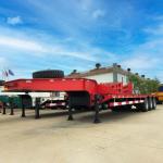 16.5m 60t Capacity 3 Axle Low Bed Trailer Heavy Duty