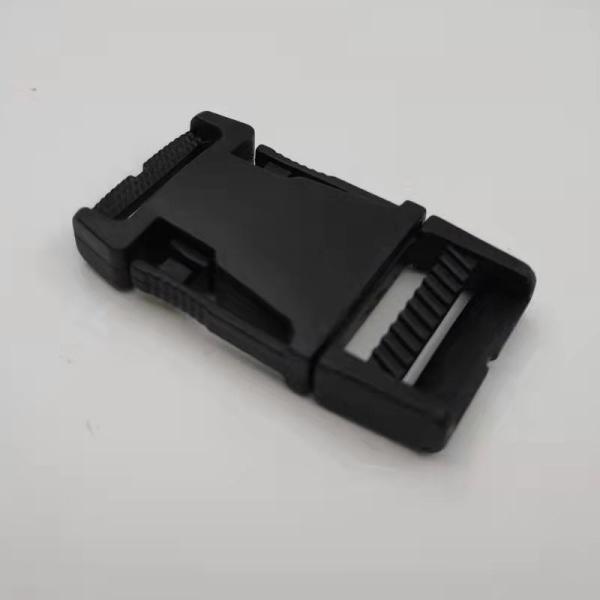 Double Regulating 46.7mm Plastic Strap Buckles School Bag Side Quick Release