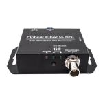 Black Telecommunication 3G-SDI to Optical Fiber Video Converter Transmitter for