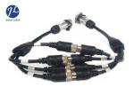 Trailer 7 Pin Sprial Rear View Camera Cable To 4 Cameras Male To Female