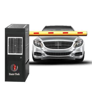 China Solar Powered Parking Boom Barrier Gate For New Energy Parking Lot Access Control on sale