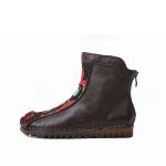 S120 Leather breathable thick fleece handmade women's shoes autumn and winter