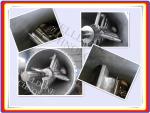 110V Filter Cake / Slurry Vacuum Paddle Dryer Low Temperature Working