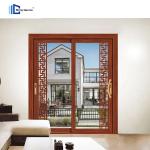 China custom toilet aluminium glass sliding doors aluminum alloy titanium