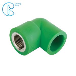 Wholesale Green PPR Plastic High Quality Various Types Female Elbow In 90 Degree from china suppliers